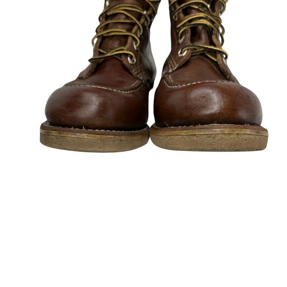 CHIPPEWA Boots Vintage Brown Leather Lace up Size 8 E - Picture 10 of 16